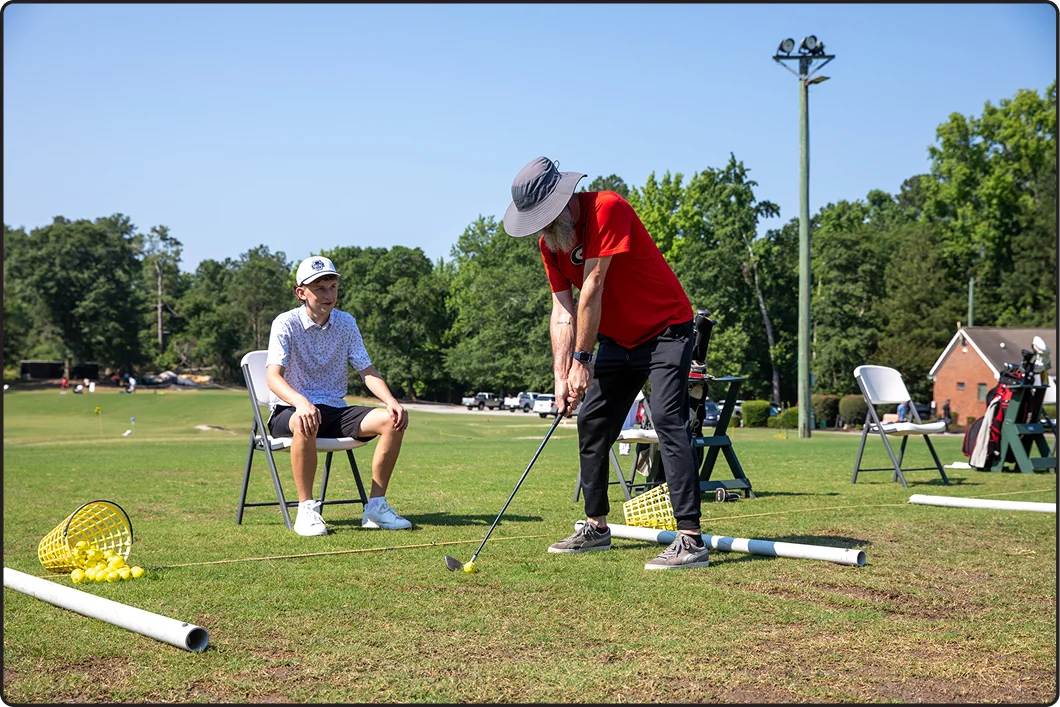 Practice Your Iron & Fairway Woods on Real Grass